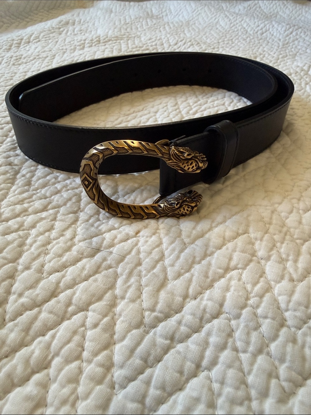 Gucci Dionysus Belt in Black